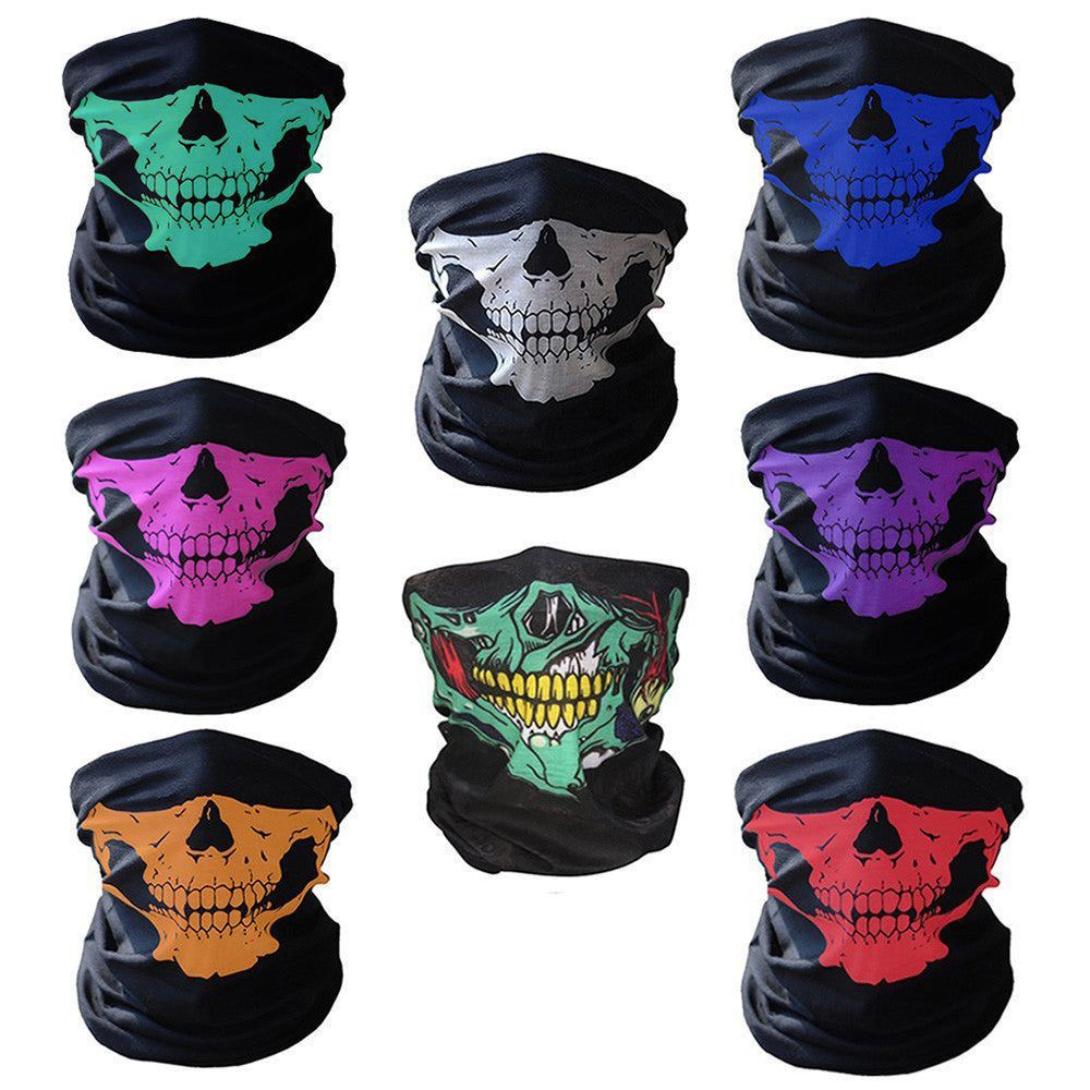 Halloween Mask Festival Skull Masks Skeleton Outdoor Motorcycle Bicycle