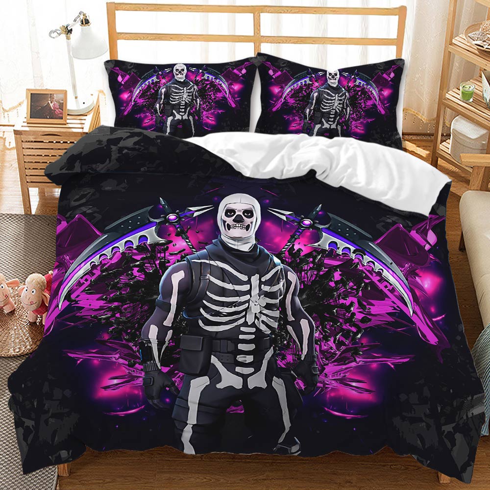 3D juego de cama sugar skull luxury duvet cover designer bedding
