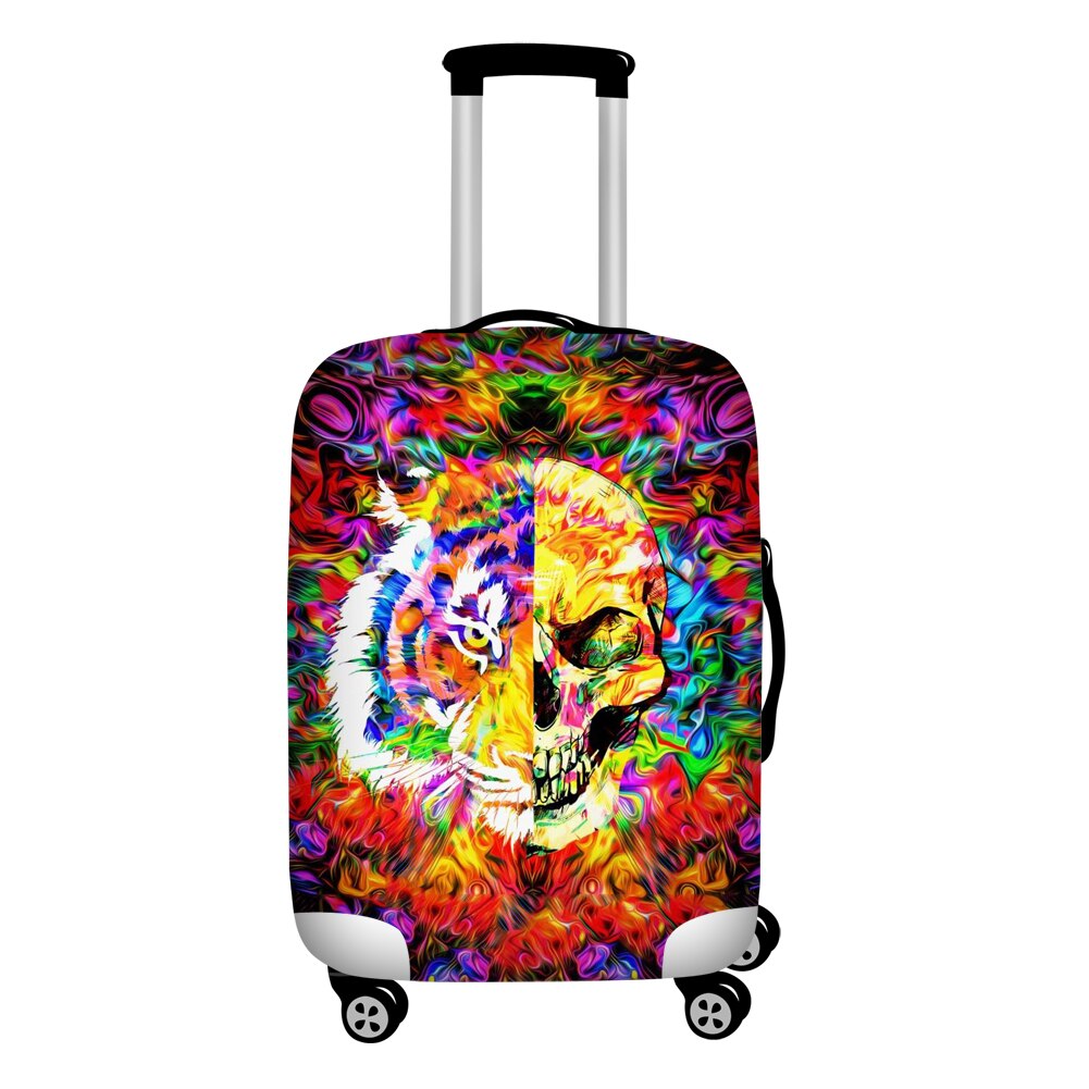 Sugar Skull Dust-proof Luggage Cover Suitcase Protective Bag Case