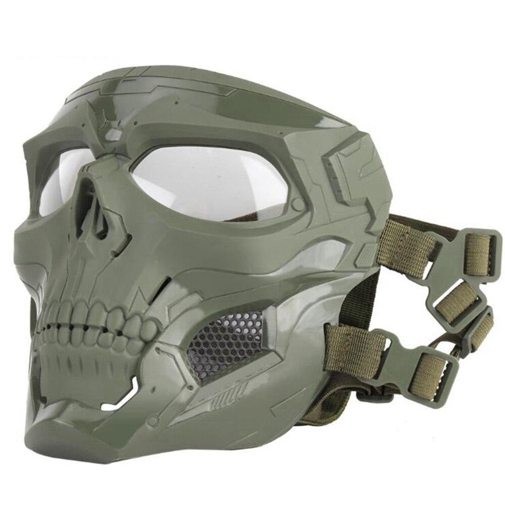 Skull Skeleton Mask Tactical Full Face Mask with Eye Protection Helmet Mask