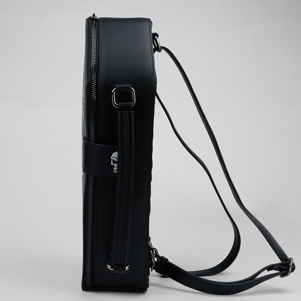 Skull Cross Shoulder Bags Gothic Women Cosplay Handbags
