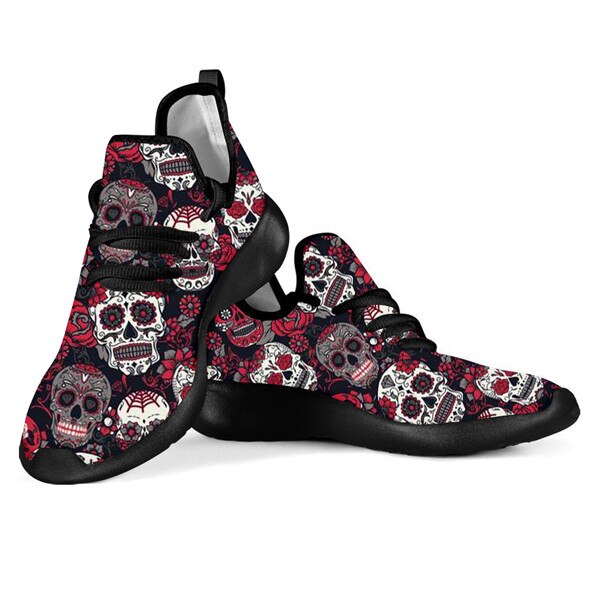 Flats Women Shoes Casual Sneakers Fashion Skull
