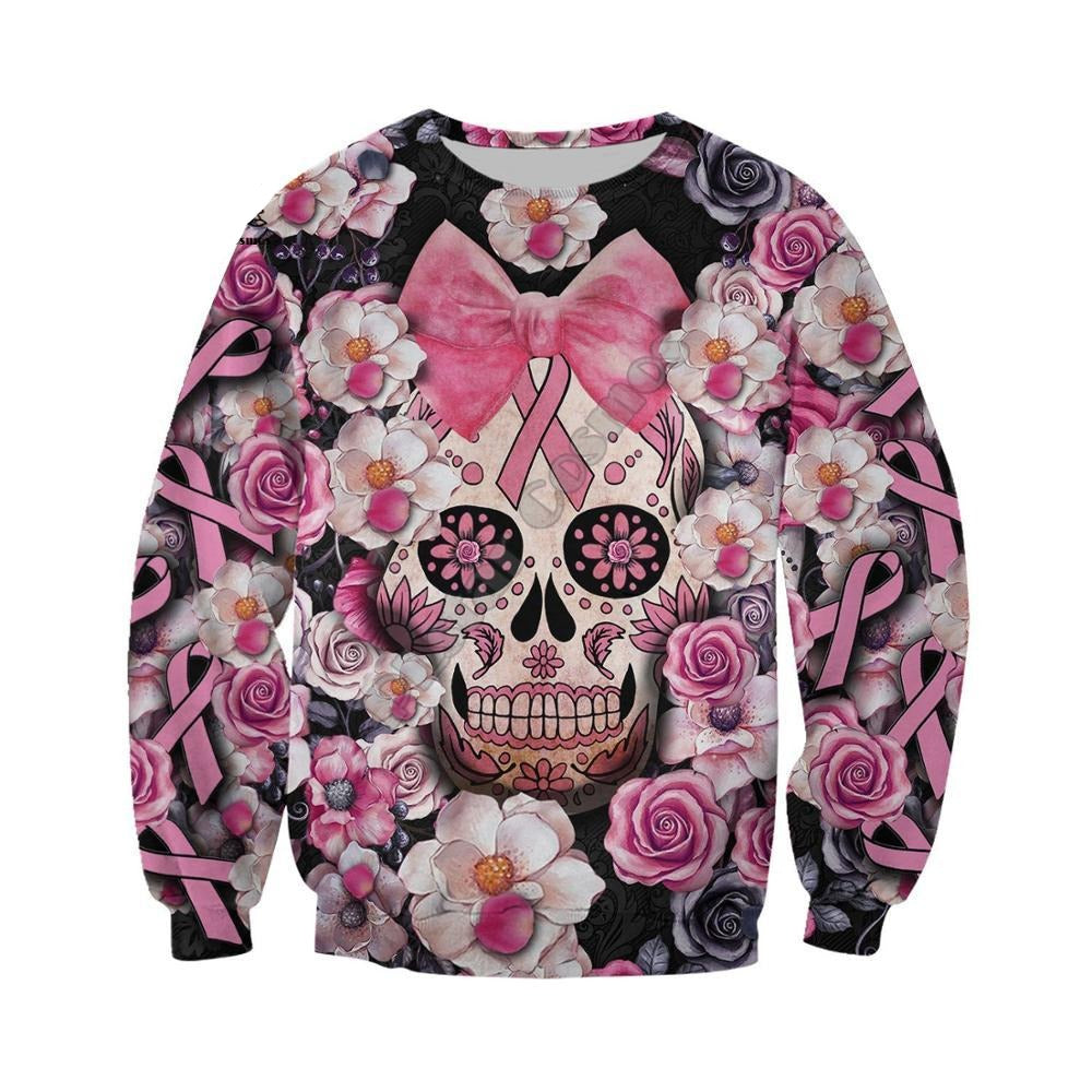 Sugar Skull Pullover Zip/Hoodies/Sweatshirts/Jacket