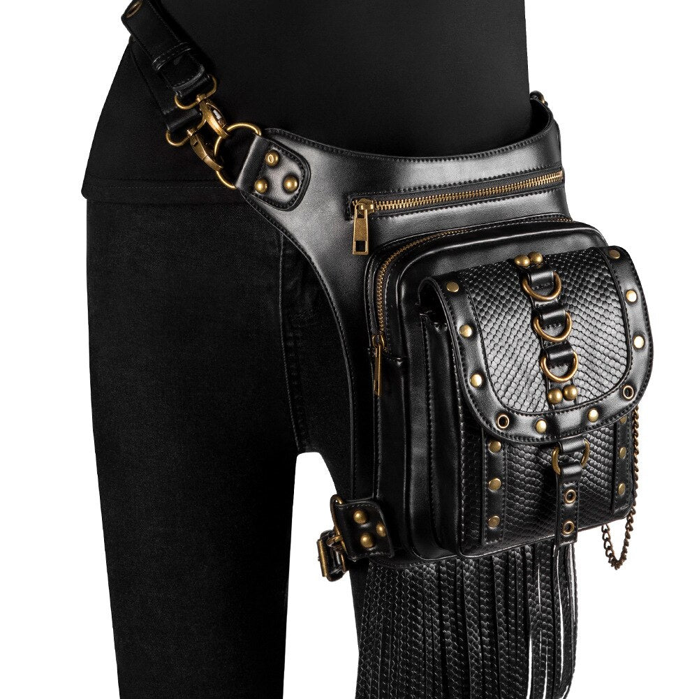Lady Pockets Retro Messenger Bags Punk Vintage Steampunk