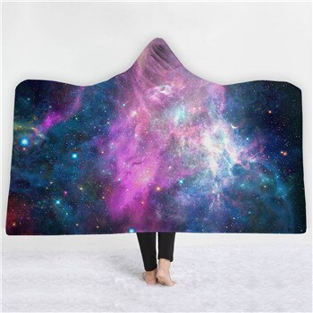Fashion Sugar Skull Flower Hooded Blanket for Adults Floral Gothic