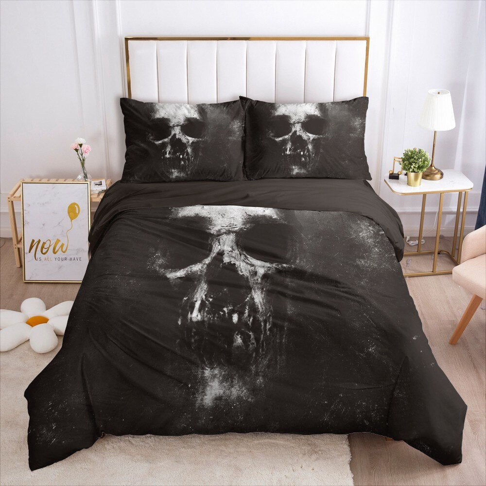 sugar skull Bedding Set 3D skull Duvet Cover Set Comforter