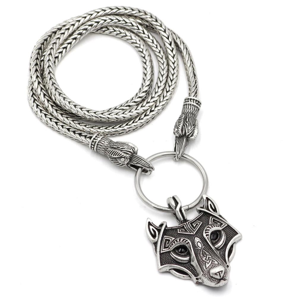 Norse Viking Raven Pendant Cord Odin's Ravens Of Thor's Hammer