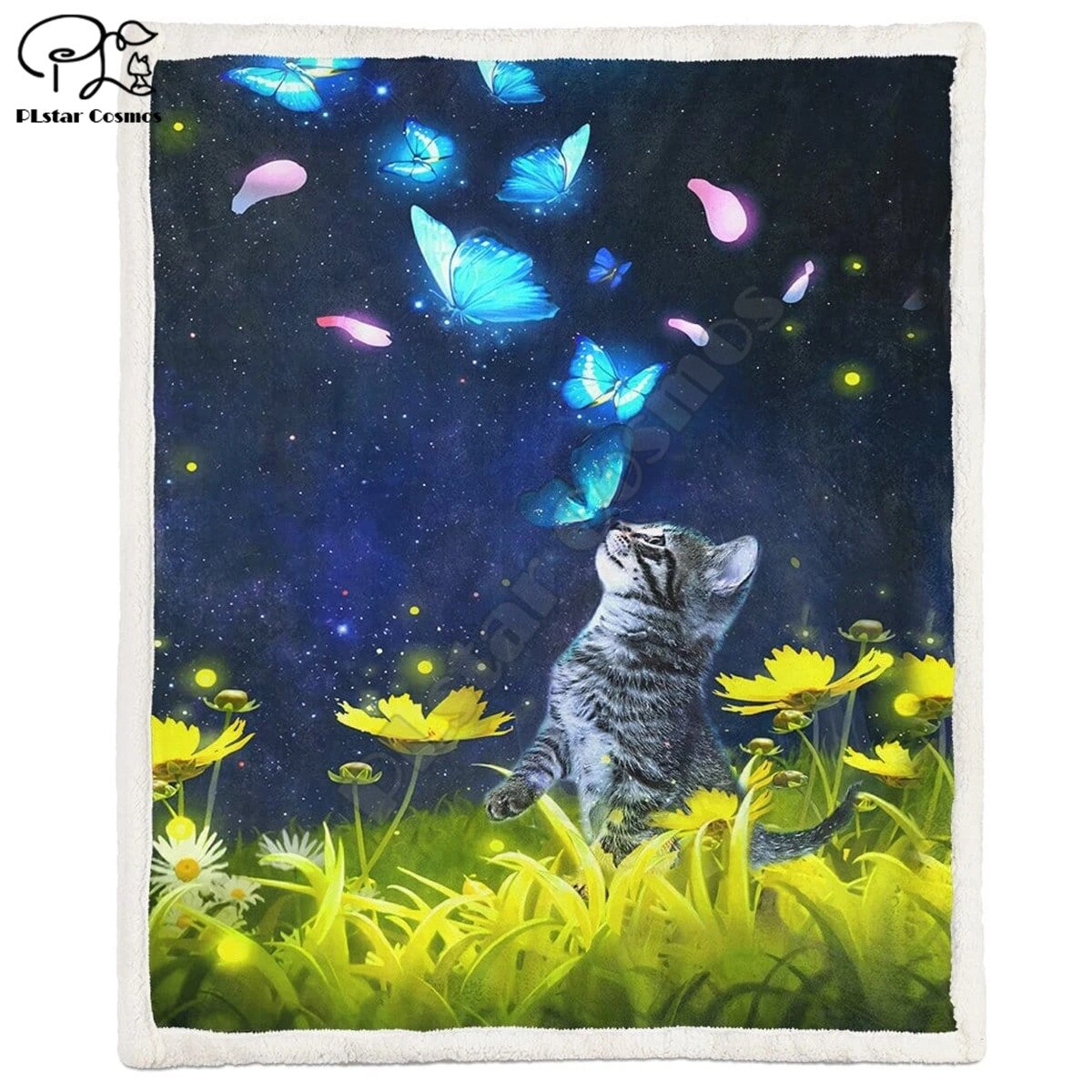 Bubble Skull Butterfly animal Fleece Blanket 3D full printed Wearable Blanket