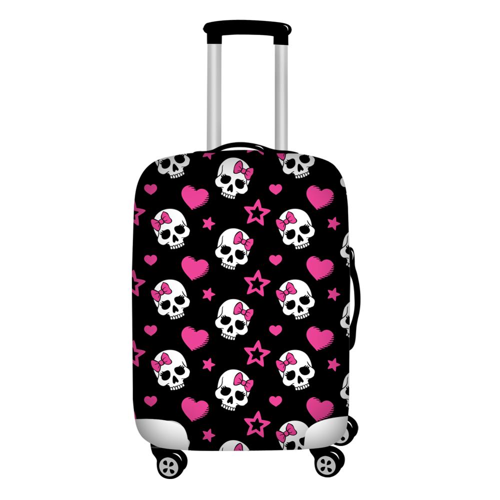 Sugar Skull Dust-proof Luggage Cover Suitcase Protective Bag Case