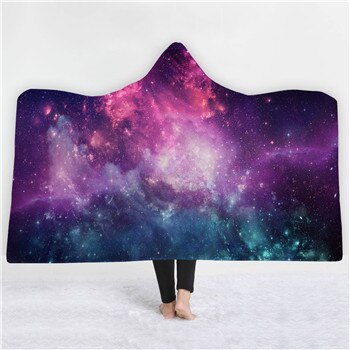 Fashion Sugar Skull Flower Hooded Blanket for Adults Floral Gothic