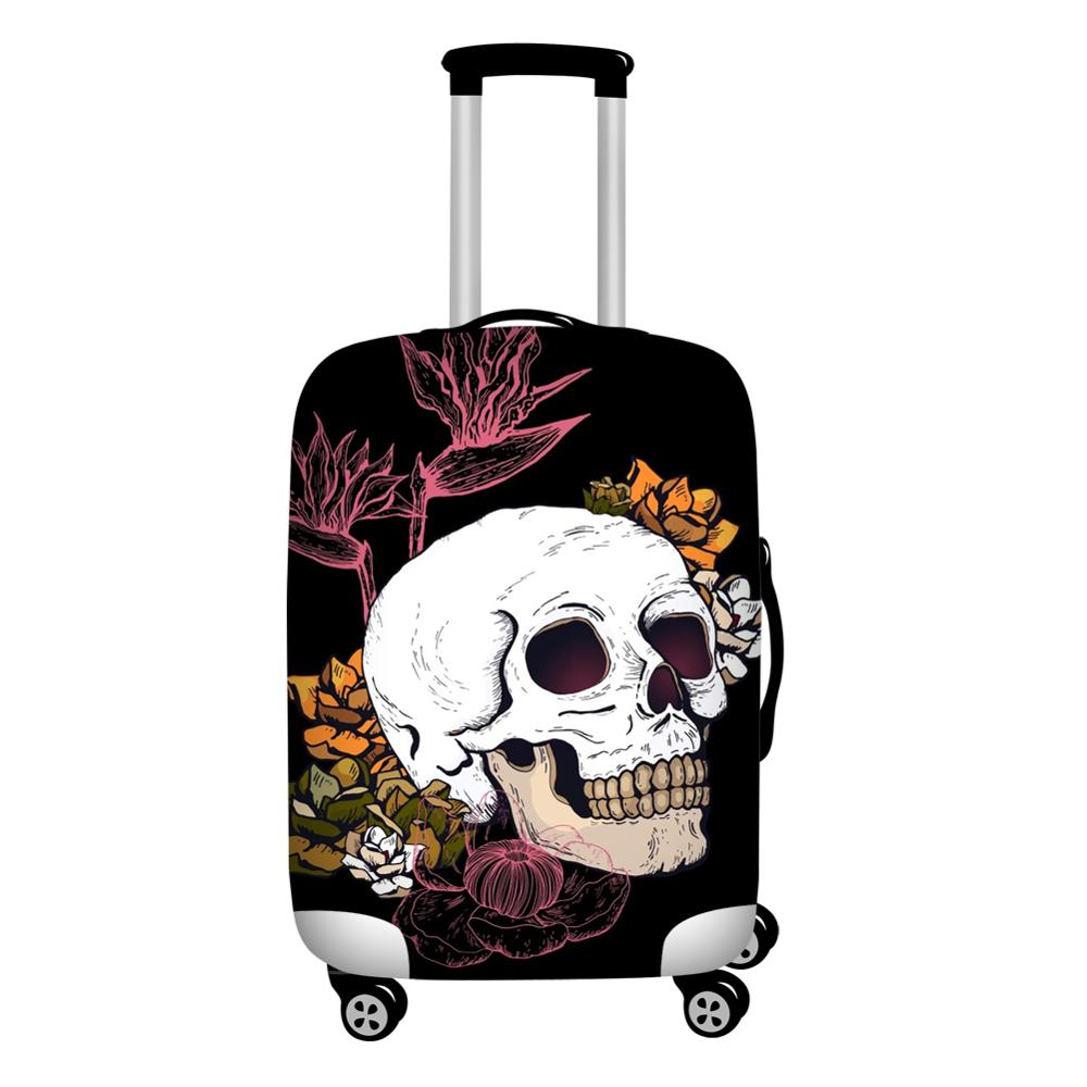 Sugar Skull Dust-proof Luggage Cover Suitcase Protective Bag Case
