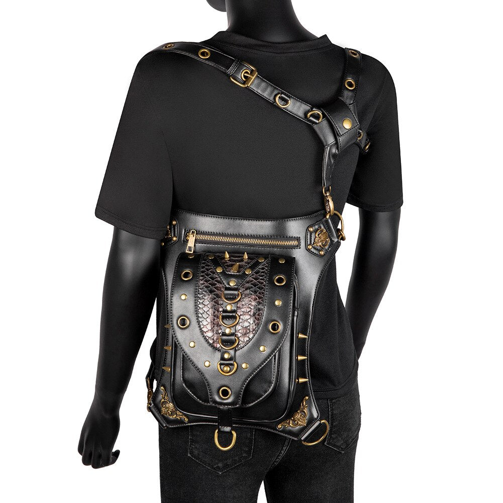 Lady Pockets Retro Messenger Bags Punk Vintage Steampunk