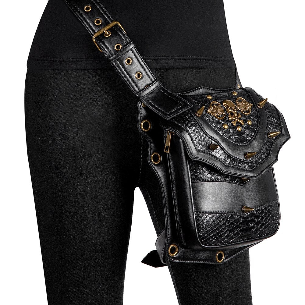 Lady Pockets Retro Messenger Bags Punk Vintage Steampunk