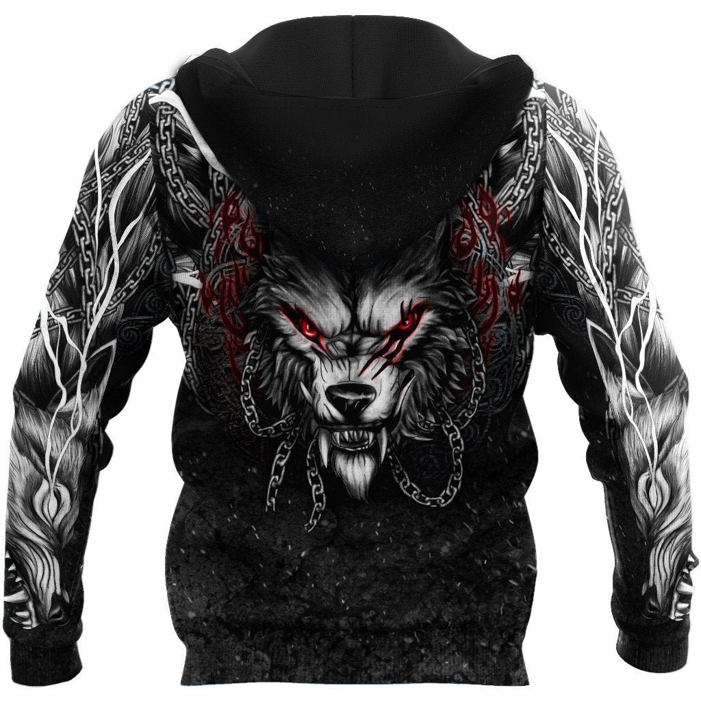Wolf Tattoo 3D Printing Autumn Fashion Mens Hoodie Unisex Hooded sweatshirt Streetwear Casual Jacket Tracksuit