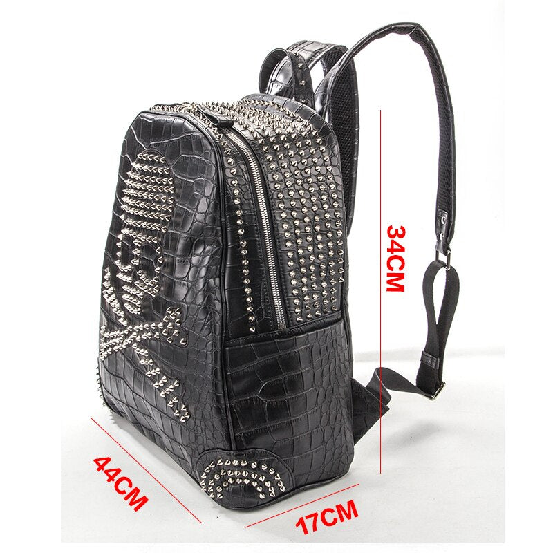 Italian original logo skull head rivet is the latest cool and popular