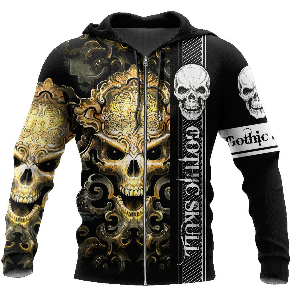 Skull and skeleton Tattoo 3D All Over Printed Men Hoodie Unisex Casual Jacket Pullover Streetwear