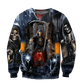 Reaper Skull Satanic 3D Printing Autumn Fashion Mens Hoodie Unisex Hooded sweatshirt Streetwear Casual Jacket Tracksuit