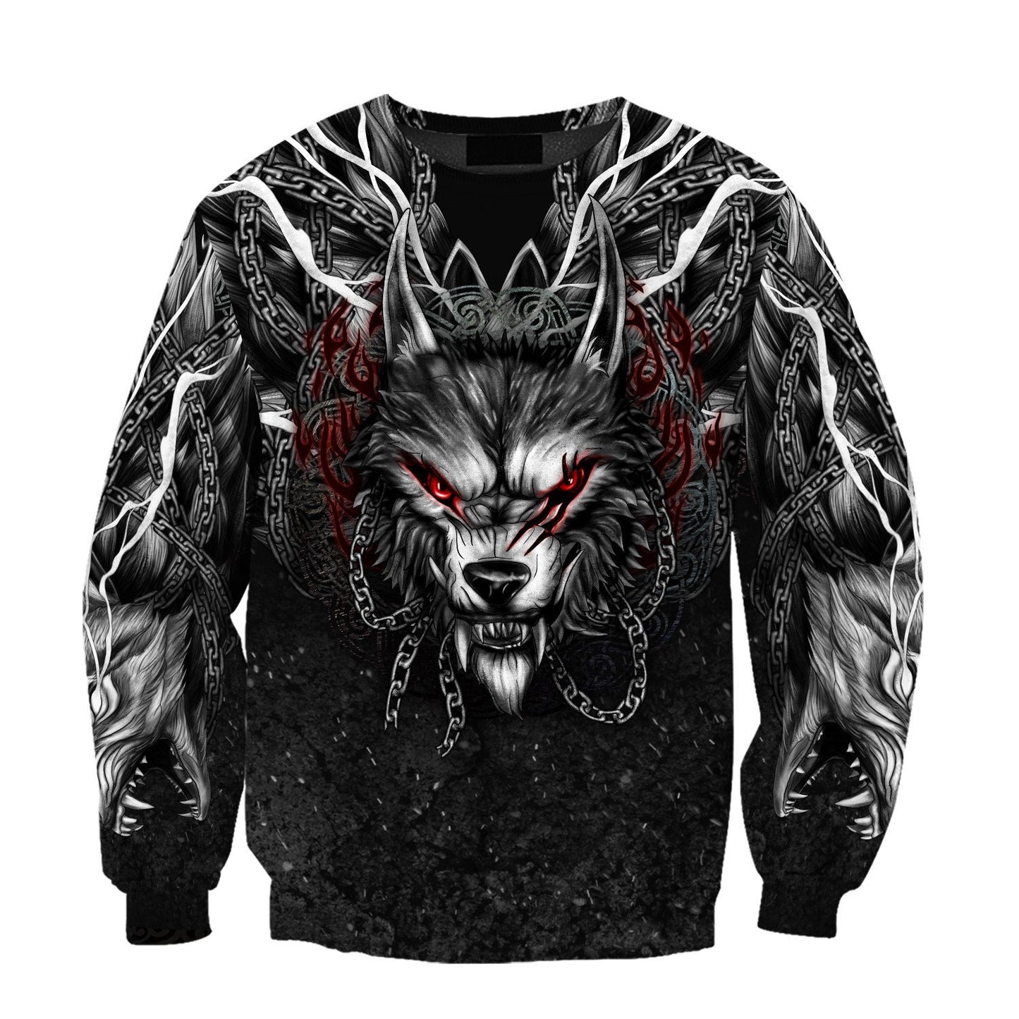 Wolf Tattoo 3D Printing Autumn Fashion Mens Hoodie Unisex Hooded sweatshirt Streetwear Casual Jacket Tracksuit