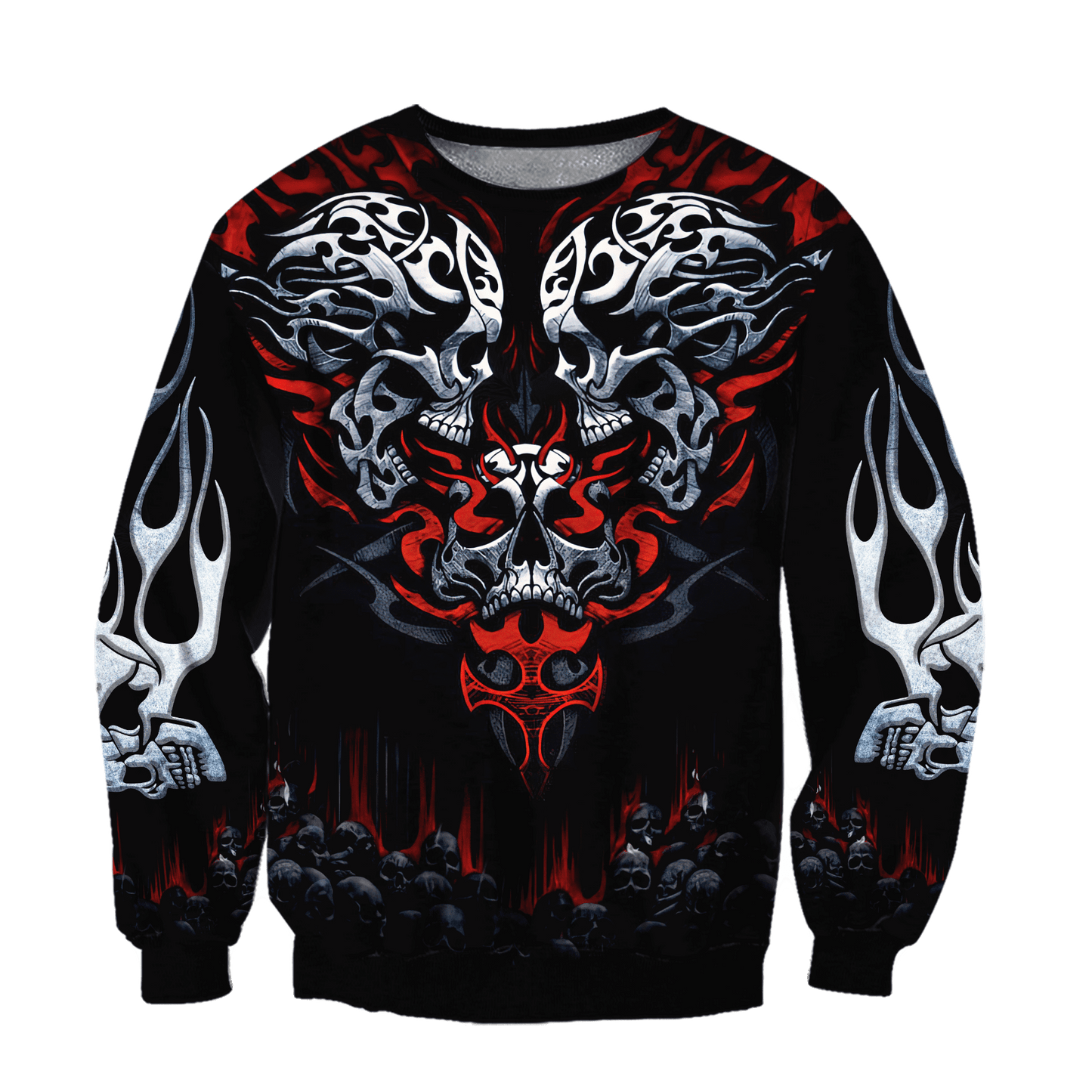 Heart Skull Funny Tattoo 3D All Over Printed Mens hoodies and Sweatshirt Autumn Unisex zipper Hoodie Casual Sportswear