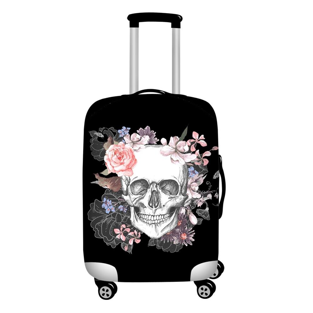 Sugar Skull Dust-proof Luggage Cover Suitcase Protective Bag Case