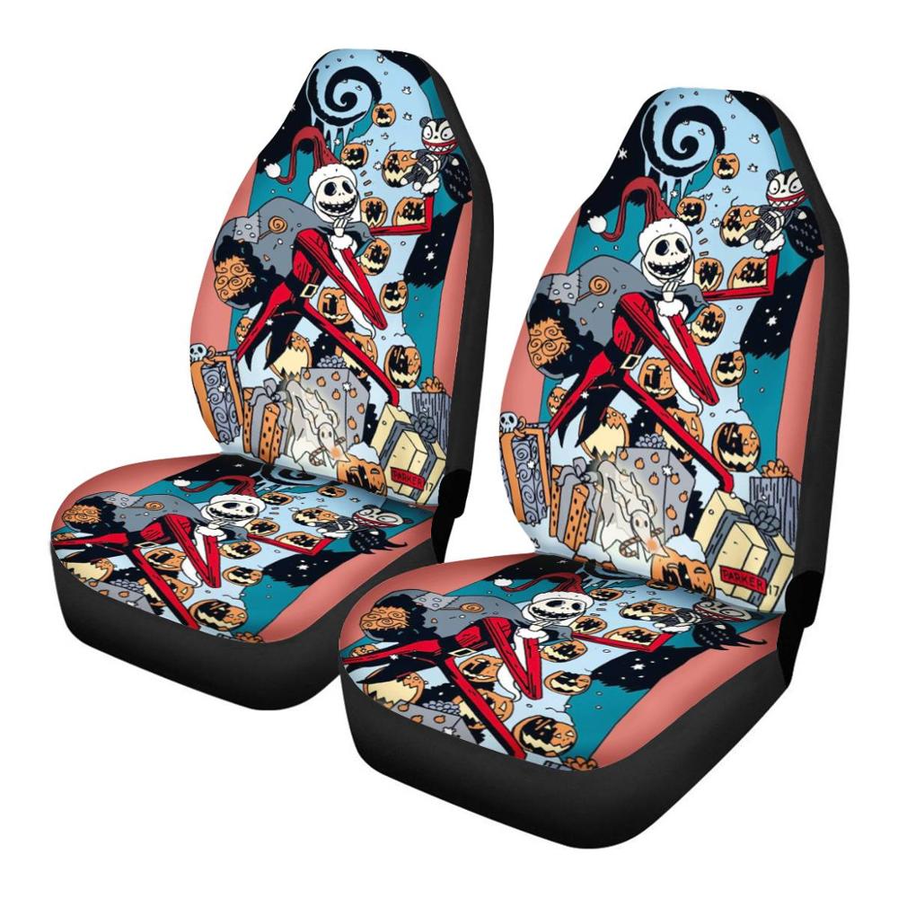The Nightmare before Christmas Design Car Seat Cover Cartoon Car Protector Case