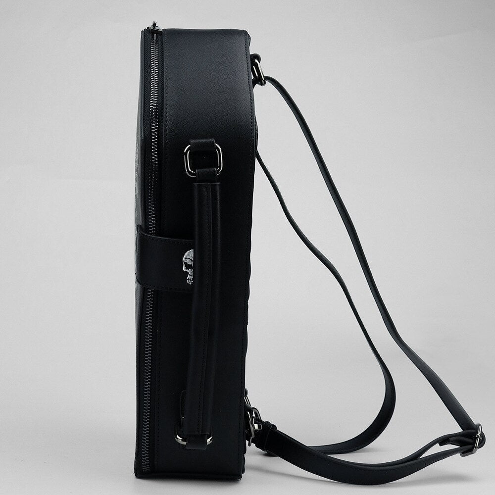 Skull Cross Shoulder Bags Gothic Women Punk Cosplay Handbags Messenger Crossbody Bag