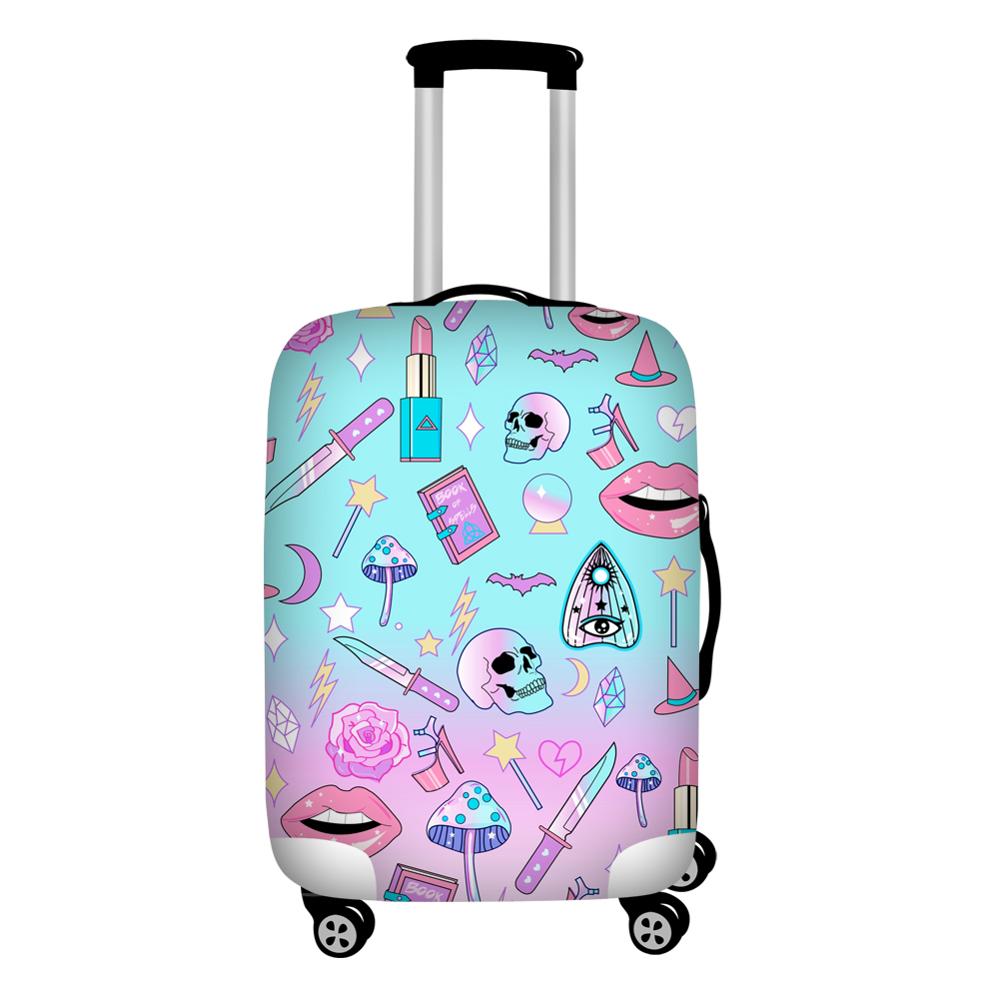Sugar Skull Dust-proof Luggage Cover Suitcase Protective Bag Case