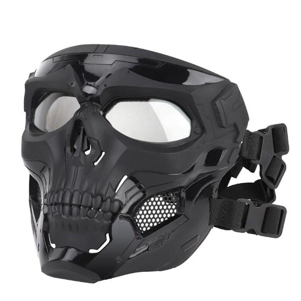 Skull Skeleton Mask Tactical Full Face Mask with Eye Protection Helmet Mask