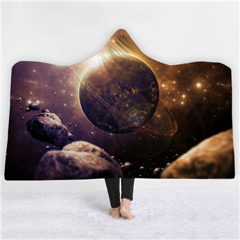 Fashion Sugar Skull Flower Hooded Blanket for Adults Floral Gothic