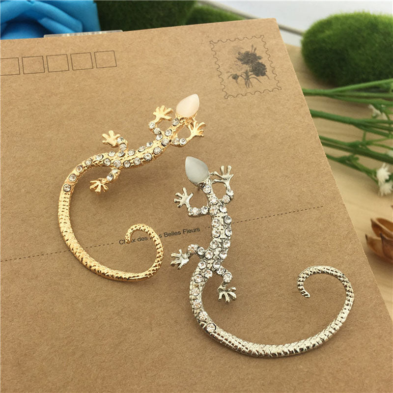 Hot 1 Pc Women Lady Girl Fashion Elegant Charming Lizard Design Ear Cuff Earrings Jewelry Gift