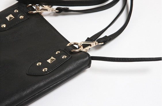 Hot New Punk Black Skull Face Designer PU leather Handbags Women's Shoulder Bag Ladies Tote CrossBody Shopping Bag QF086
