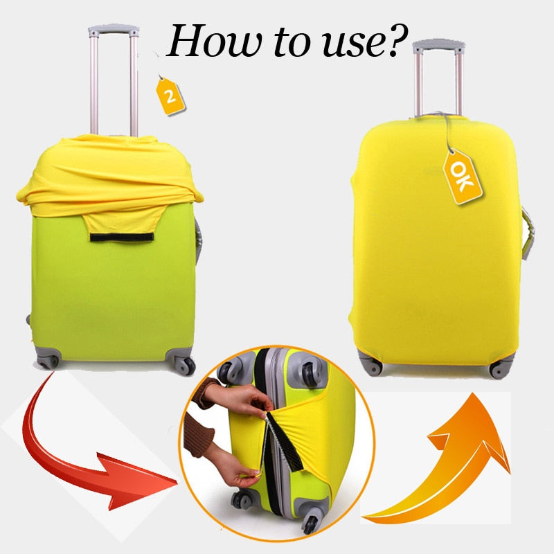 3D Punk Skull Head Printed Luggage Waterproof Covers for 18-30 Inch