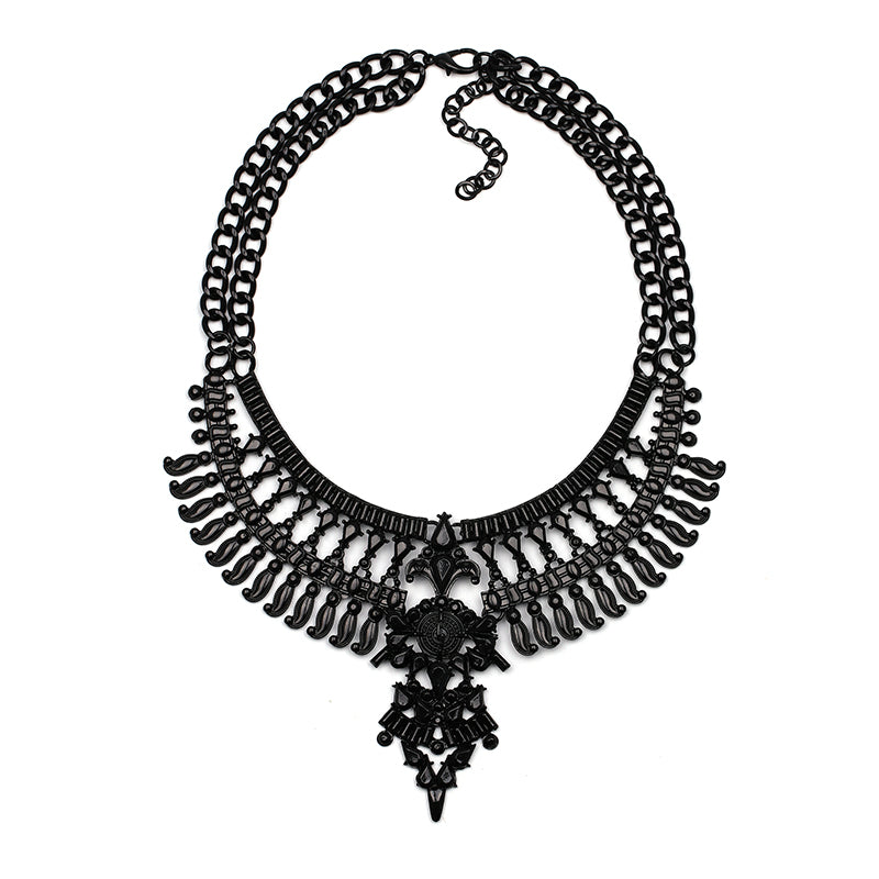 New Fashion Vintage Necklaces & Pendants Big Collar Necklace Gold Necklace Crystal Jewelry Statement Necklace N2202