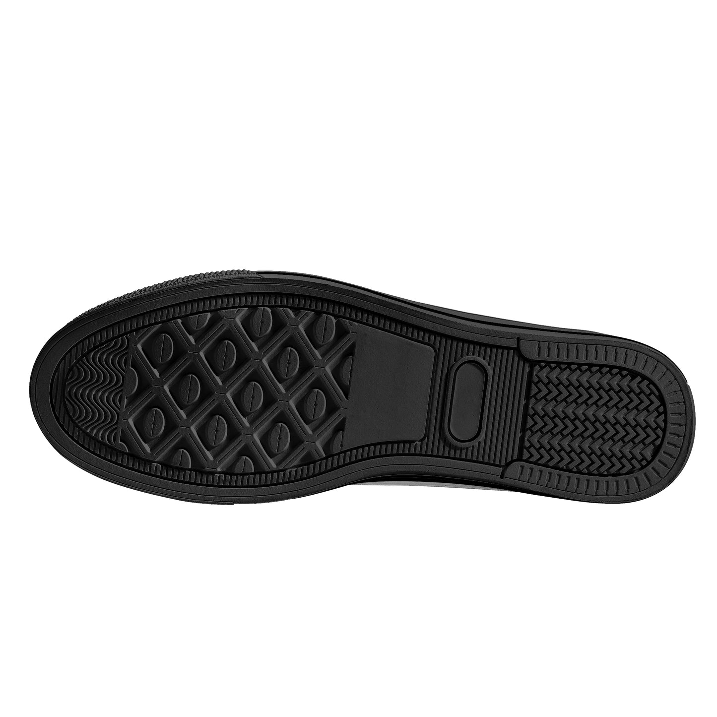 Men's High Top Canvas Shoes With Customized Tongue