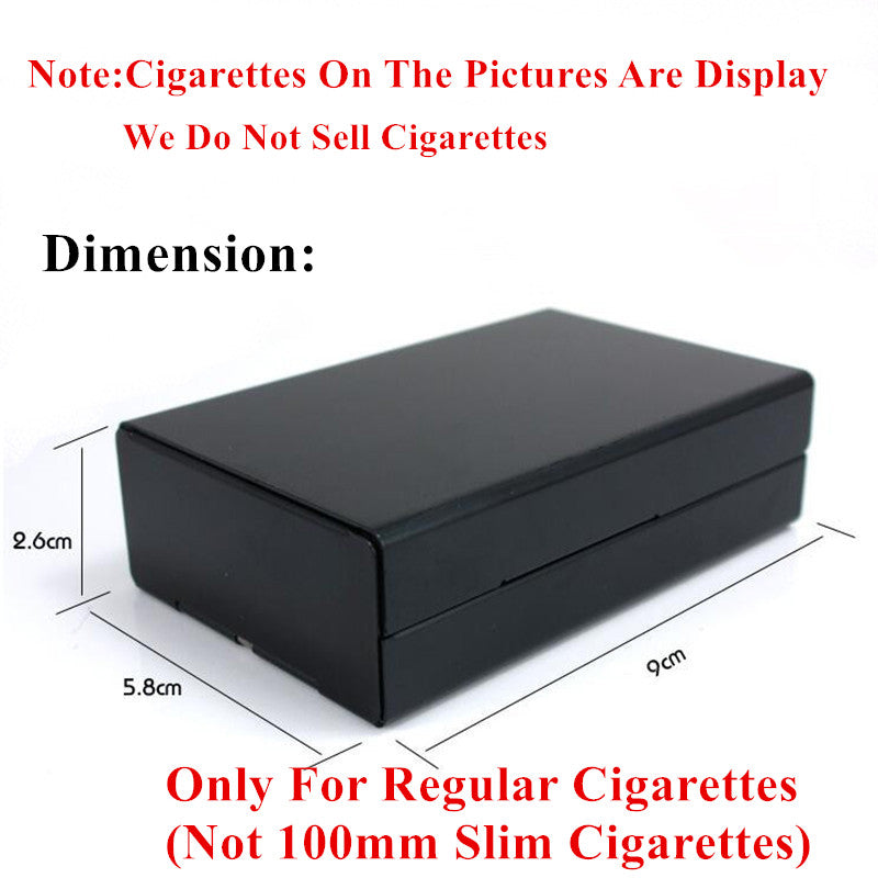 King Death Guitarist Aluminium Alloy Fashion Beauty Cigarette Case Laser Carved Will Not Fade Cigarette Box