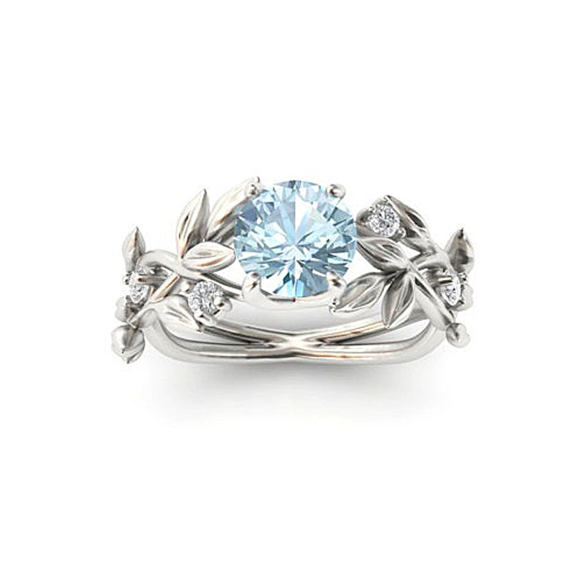 Hot Flowers Finger Alloy Rings For Women Crystal Middle Ring Fashion Jewelry