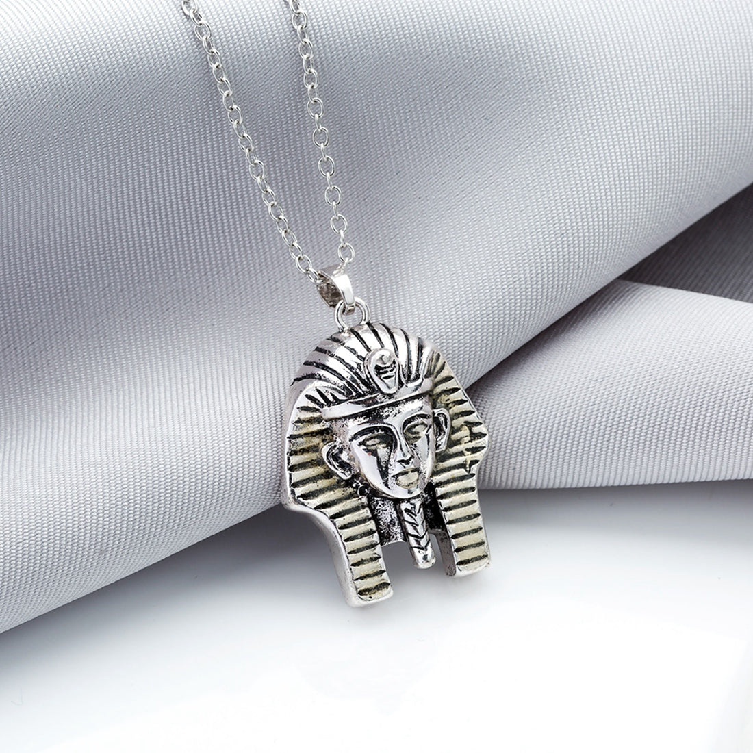 Luminous Necklace Egyptian Sphinx Pendant Glow In The Dark Necklace Vintage Necklace Jewelry For Women Gift Sweater Chain