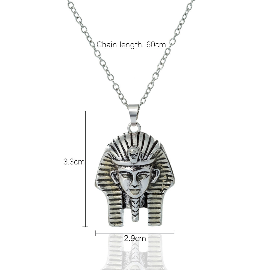Luminous Necklace Egyptian Sphinx Pendant Glow In The Dark Necklace Vintage Necklace Jewelry For Women Gift Sweater Chain
