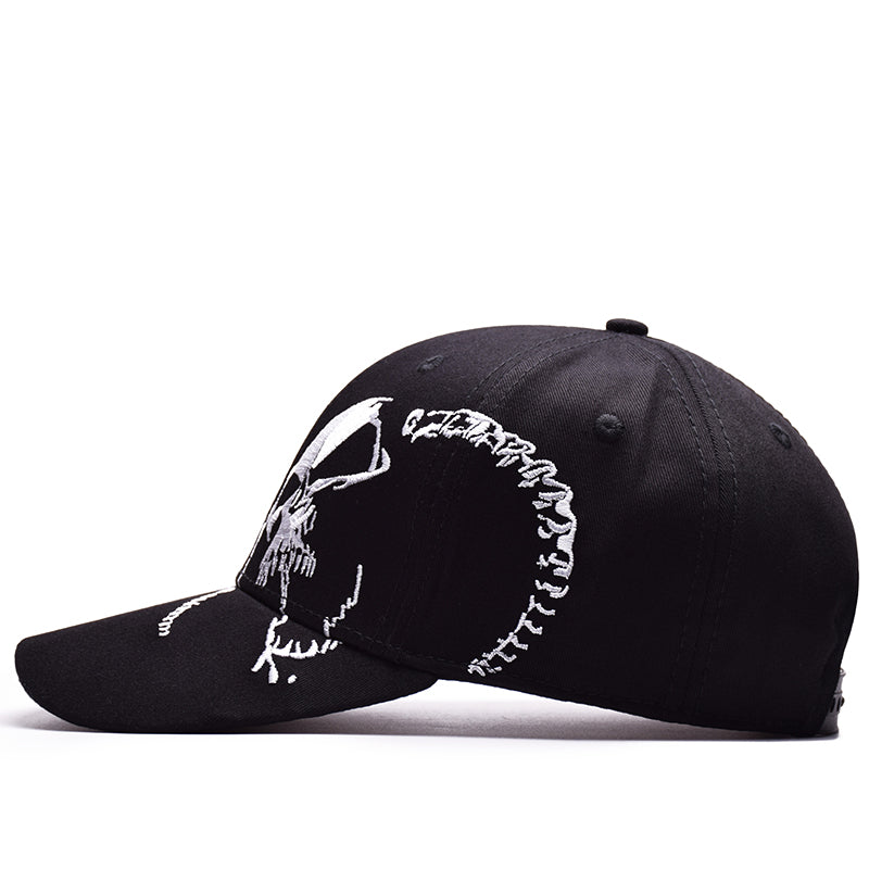 High Quality Baseball Cap Unisex Sports Leisure Hats Skull Embroidery Hip Hop Cap For Men and Women Snapback Caps