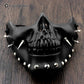 Men's Steampunk Skeletal Spike Half Masquerade Mask