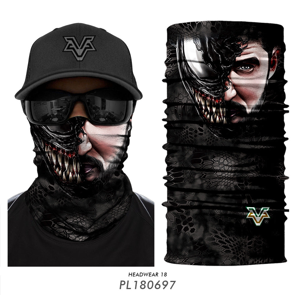 Skull Seamless Balaclava Magic Scarf Heaewear Outdoor Sports Bandanas