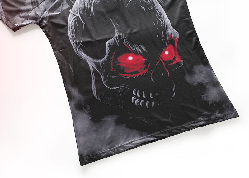 Men Brand Clothing Summer Skull 3d Printing T-shirt Male Casual tshirt Fashion Mens Short Sleeve