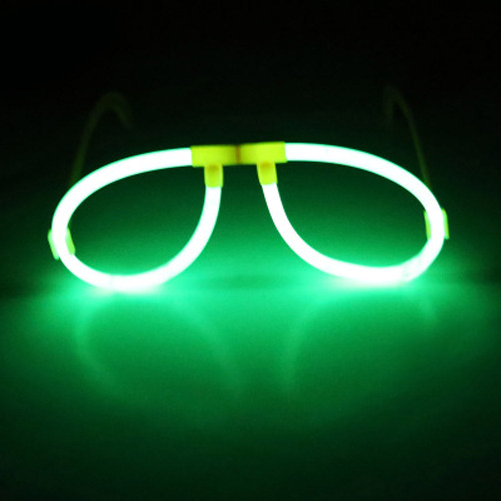 Multi Color Glow Fluorescence Glasses LED Skull Glasses Light Luminous Sticks Neon Xmas Party Flashing Novelty Toys