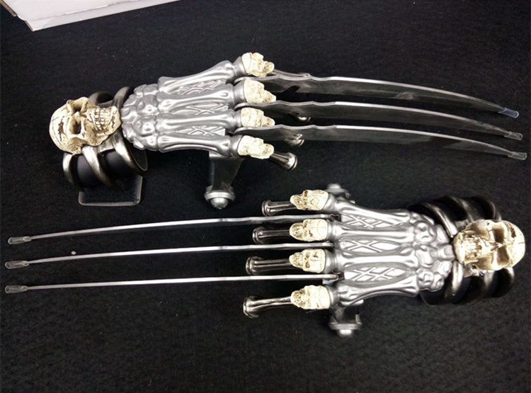 17" SKULL HAND CLAW Gauntlet Fantasy