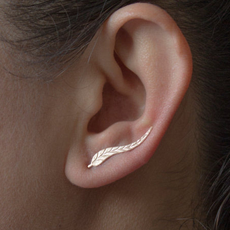 Imitation Pearl Heart Crystal Flower Bow Leaf Angel Wings Geometry Stud Earrings for Women Jewelry