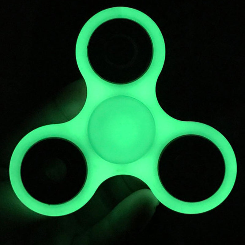 New Light Fidget Spinner Led Stress Hand Spinners Glow In The Dark Figet Spiner Cube EDC Anti-stress Finger Spinner