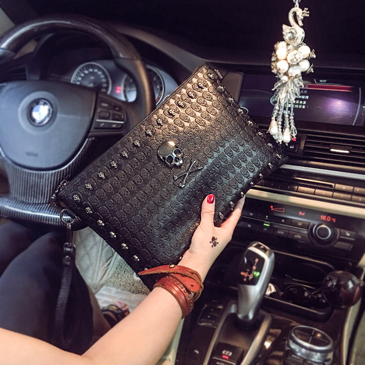 Envelope Clutch Handbag Skull bag 3d Printed Casual bag