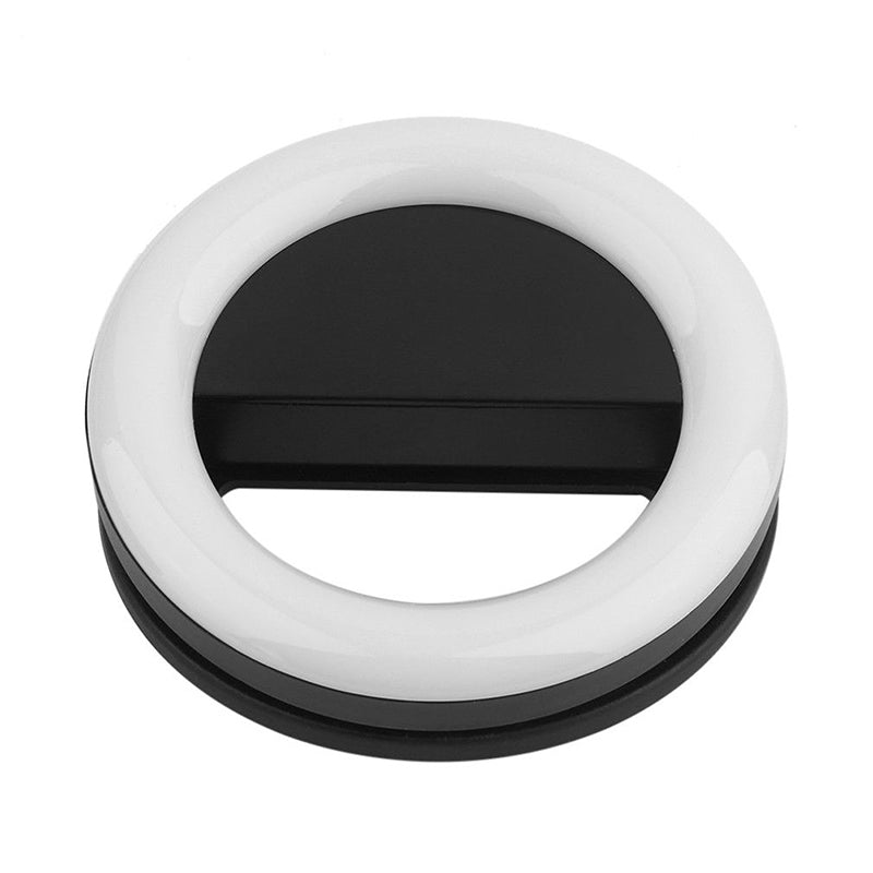 On Ring Light On Camera Selfie LED Camera Light With 36 LED Smart Phone Camera Round Shape