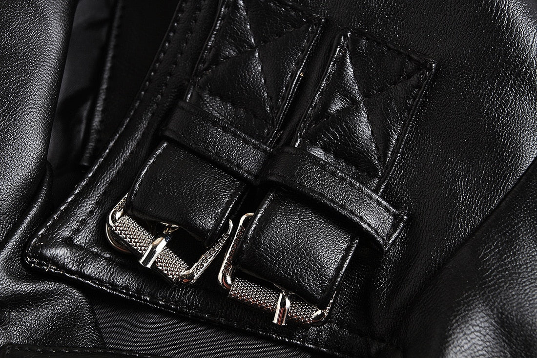 Jackets Skull Rivet Leather Motorcycle Jackets Walking Dead Negan