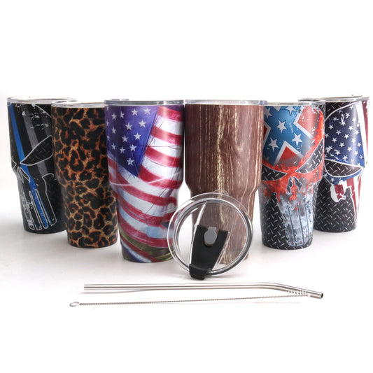 Powder Coated Tumbler Stainless Steel Tumbler 30 oz Double Wall